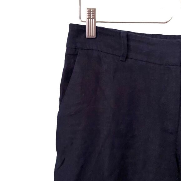 Talbots 100% Linen Wide Leg Crop Pants in Size 6P - Picture 6 of 11